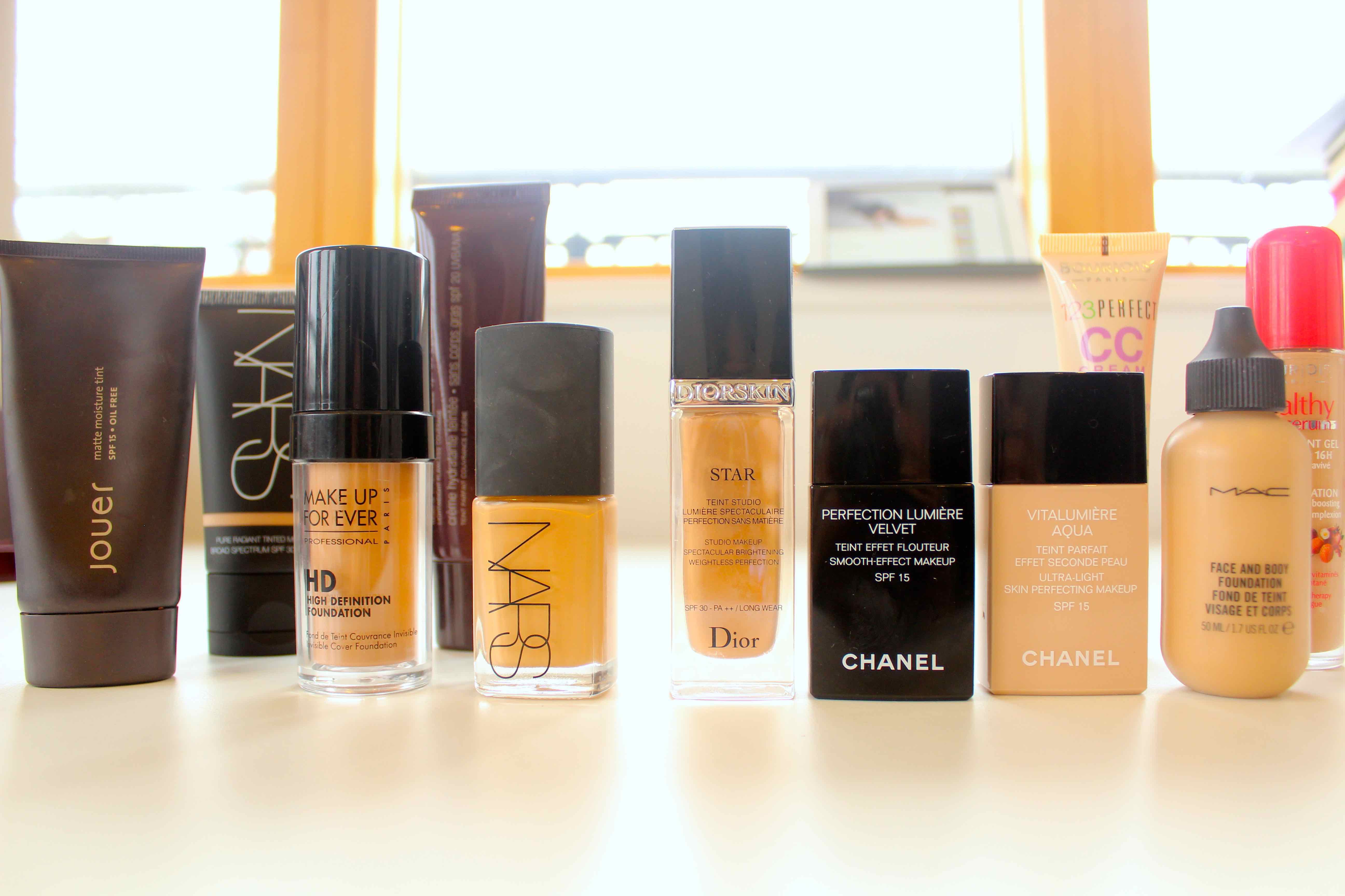 Your existing foundations/concealers