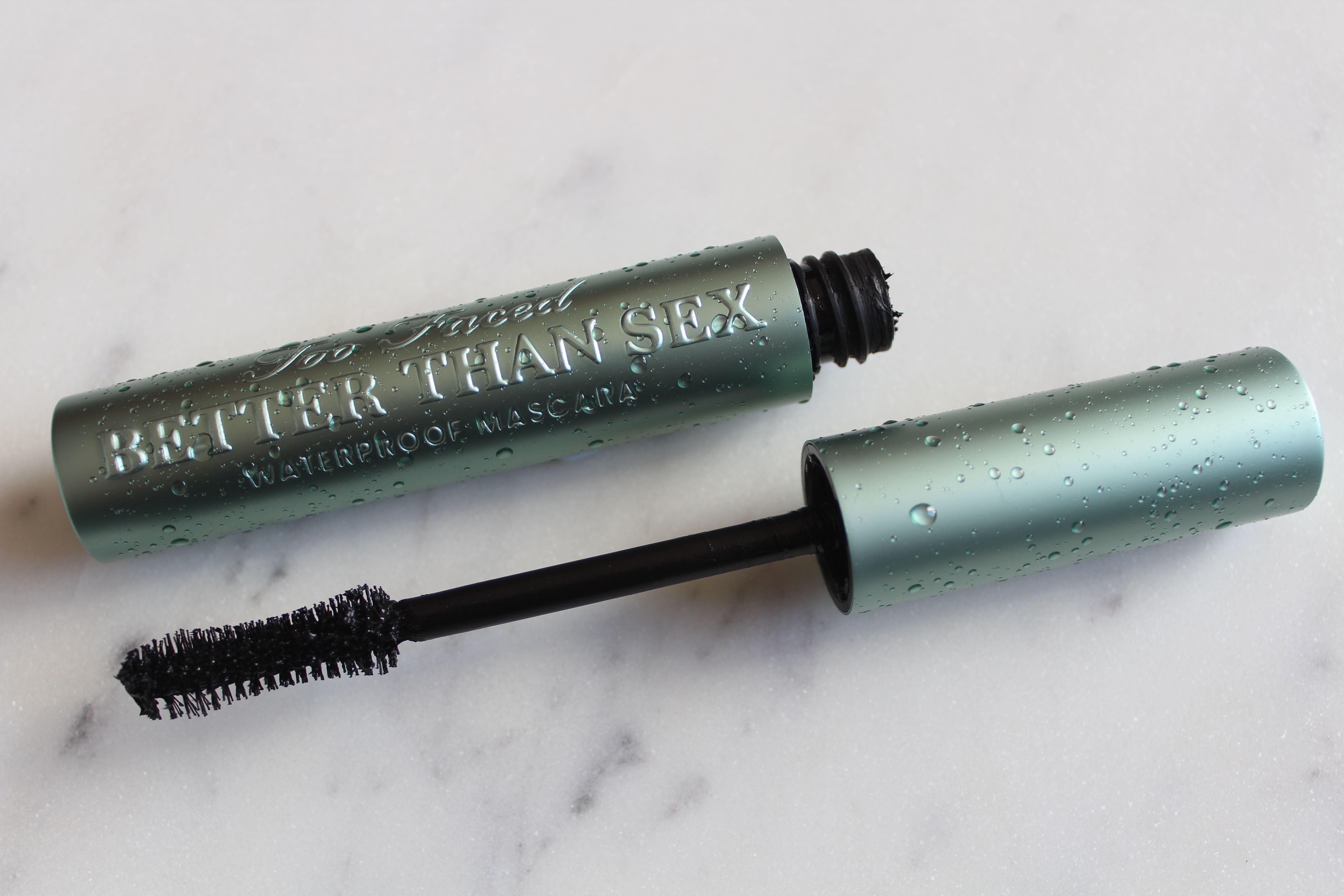 Too Faced Better Than Sex Waterproof Mascara review by Facemadeup.com