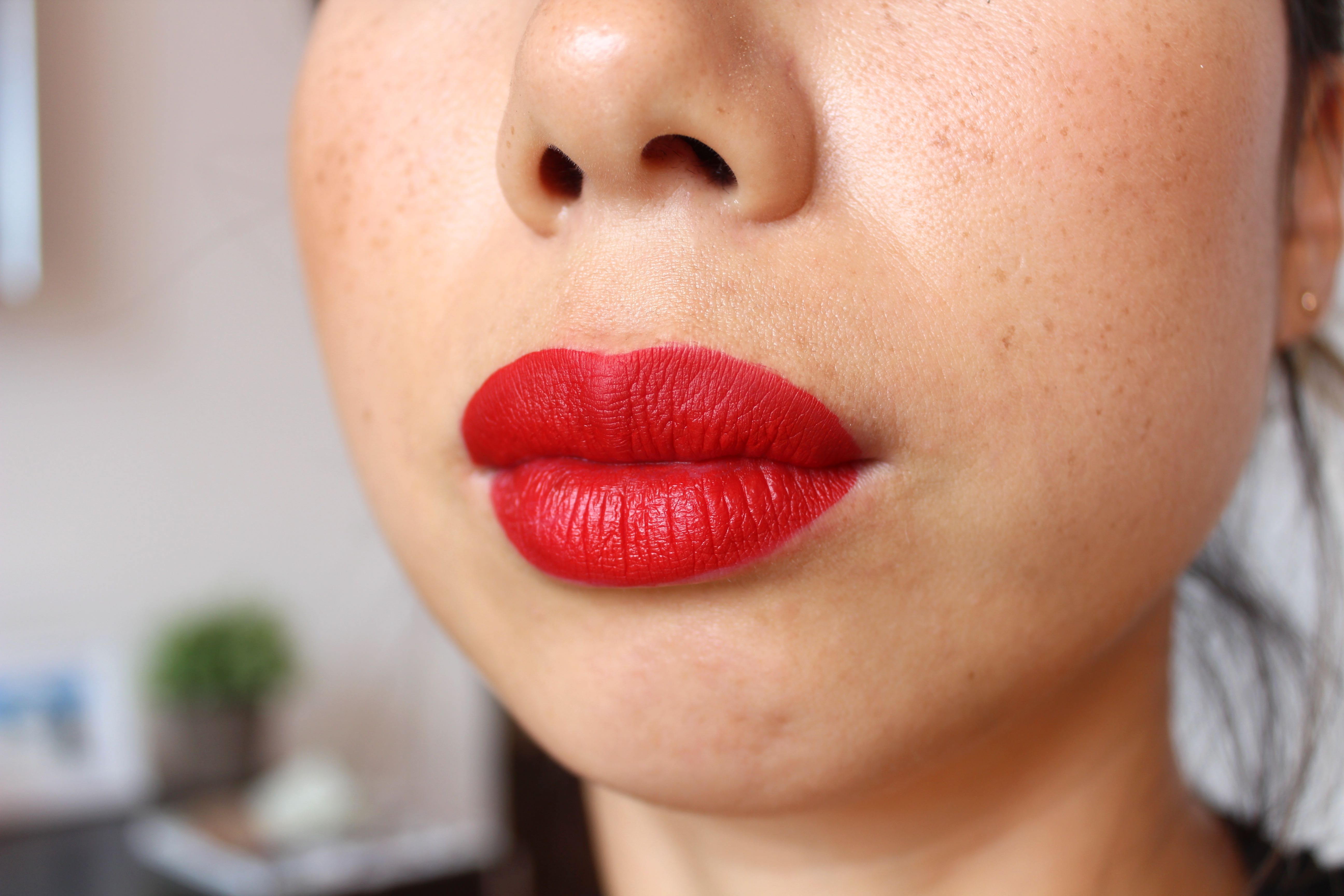 Sephora Lip Cream Stain in 01 Always Red