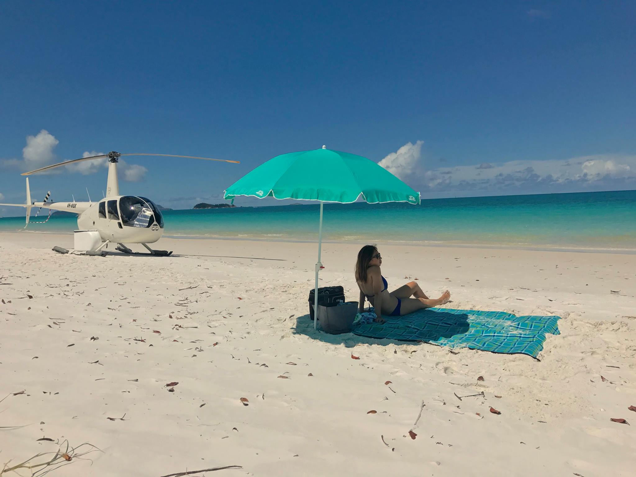 White Haven Beach with the Best of Both Worlds Helicopter Tour
