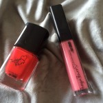 Tanya Burr Nail Varnish in Mischief Managed and Lip Gloss in Aurora