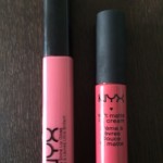 L-R: Nyx Mega Shine Lip Gloss in Beige & Nyx Soft Matte Lip Cream in San Paolo.