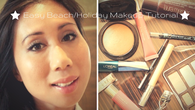 Easy beach/holiday makeup tutorial