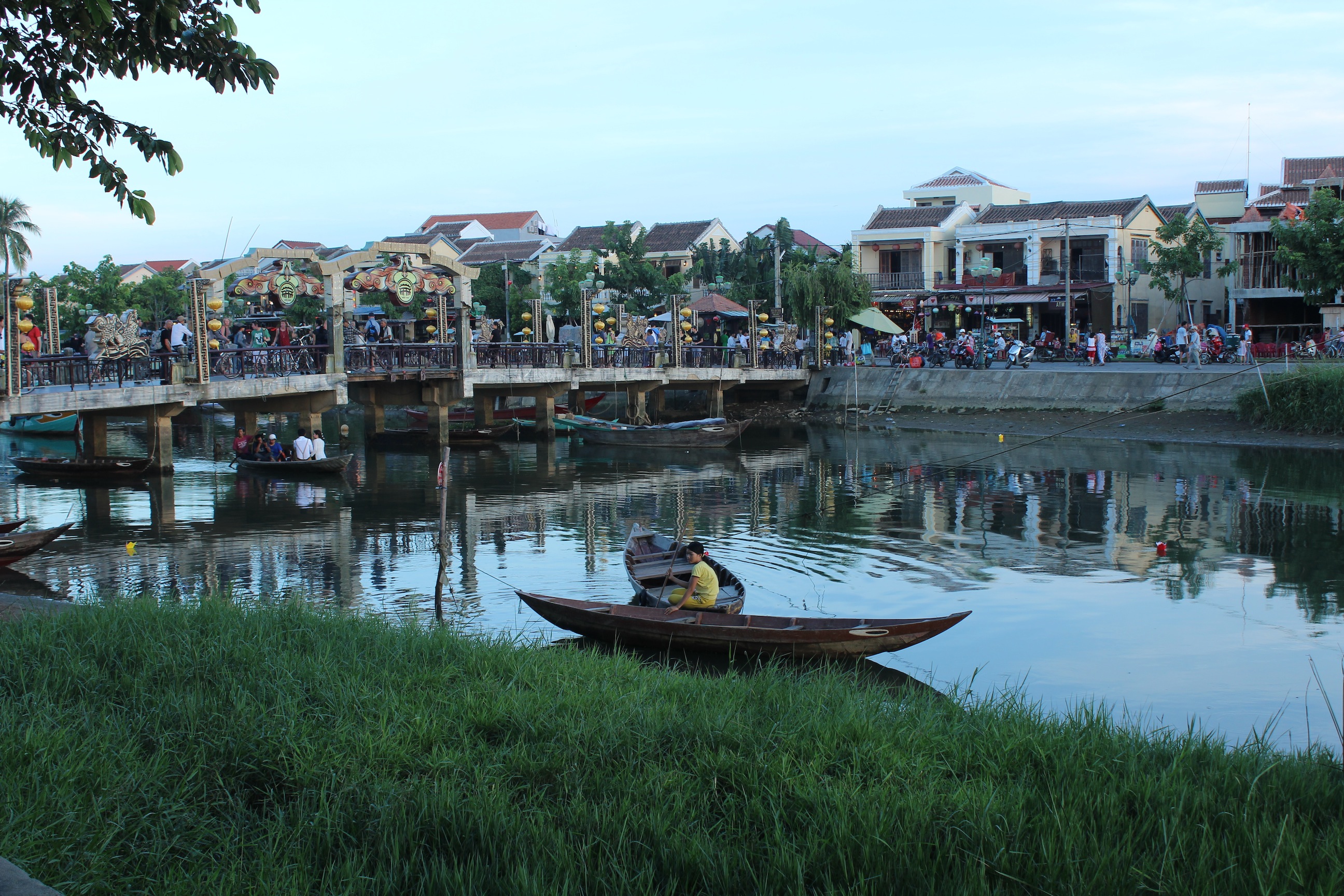 The Thu Bon River in Hoi An Ancient Town