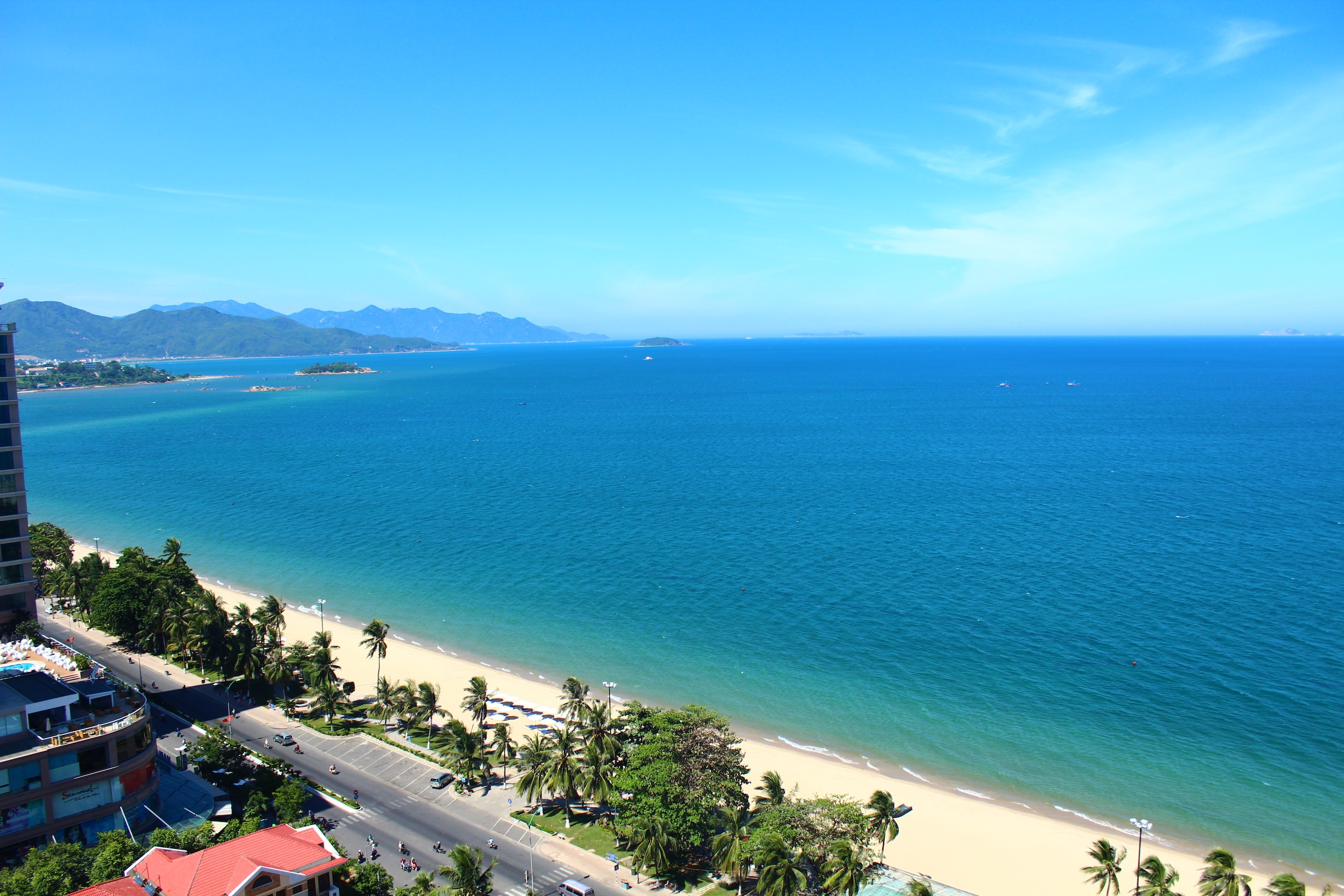 View of the beach in Nha Trang