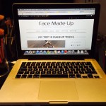how-to-create-a-beauty-blog-on-wordpress-by-facemadeup-laptop-shot-of-facemadeup-blog