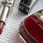 Deep red wine tones- autumn/fall matching lips, cheeks and nails by facemadeup.com