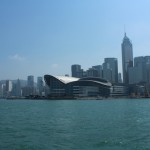 The view of the Hong Kong skyline on the Star Ferry by facemadeup.com