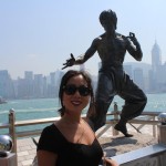 Another Bruce Lee commemoration along Avenue of the Stars by facemadeup.com
