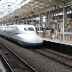 The Shinkansen aka 'The Bullet Train' from Kyoto to Osaka, Japan by facemadeup.com