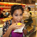 Made a pit stop to a bakery inside the mall for a freshly baked custard tart at Victoria Peak by facemadeup.com