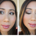 Party Makeup Tutorial, 1 look, 3 lip options-the glossy nude lip by facemadeup