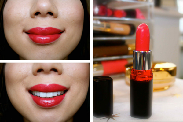 Maybelline Colorshow Lipstick in Cherry on Top by face made up/facemadeup