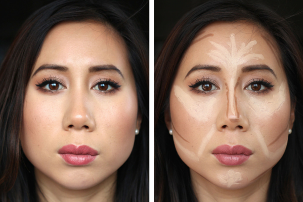 How to Contour and Highlight a Round Face by Face Made Up