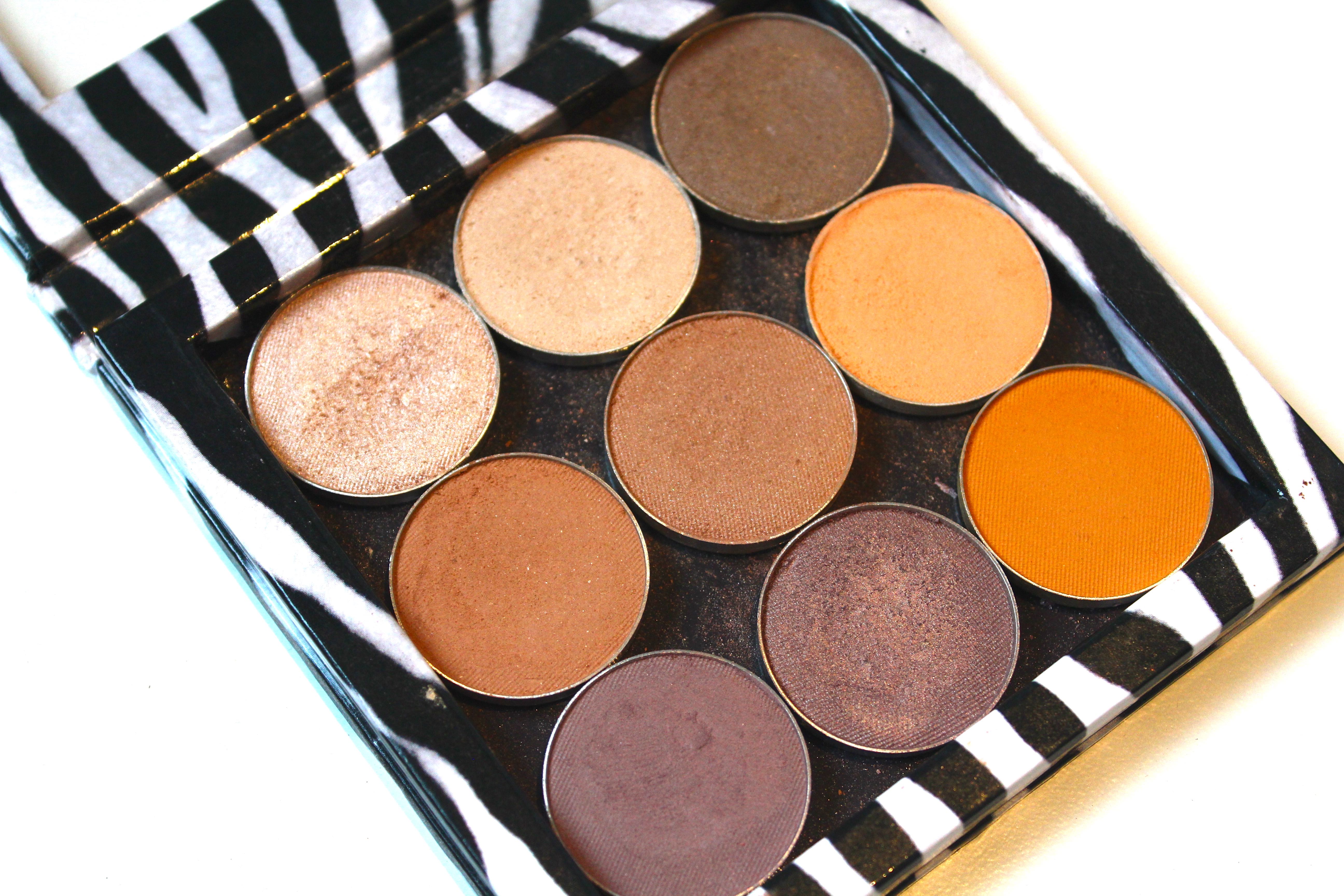 Makeup Geek customised palette - Review & Swatches by Face Made Up