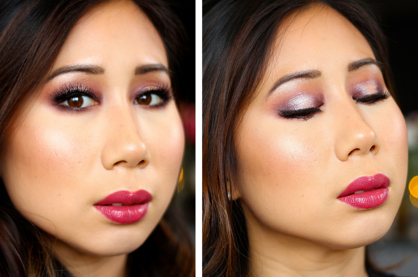 Jaclyn Hill Favourites by Morphe - Plum & Burgandy Tone Halo Eyes by Face Made Up