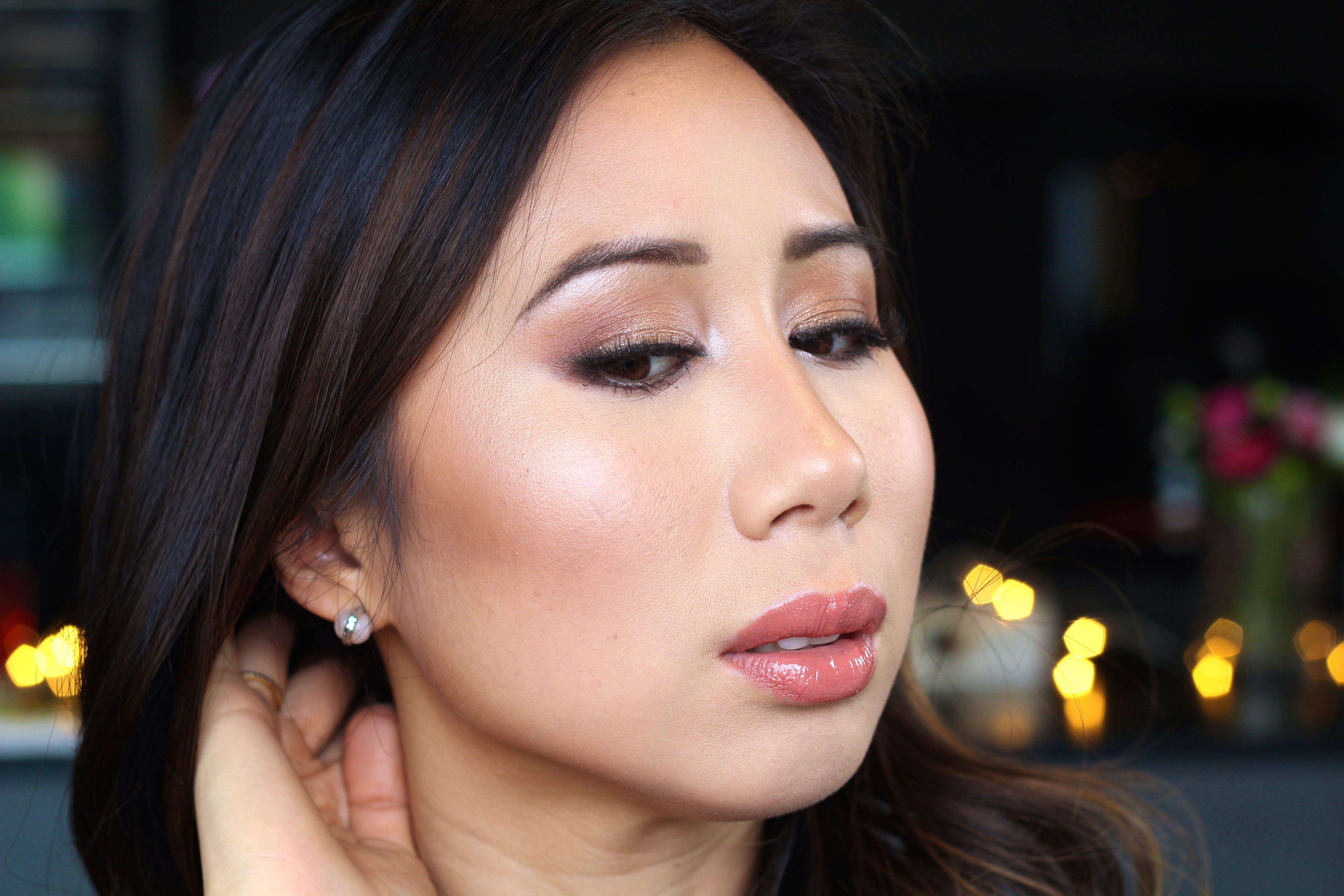 Natural Glam with Neutral Tones using Make Up For Ever Artist Shadows by Face Made Up
