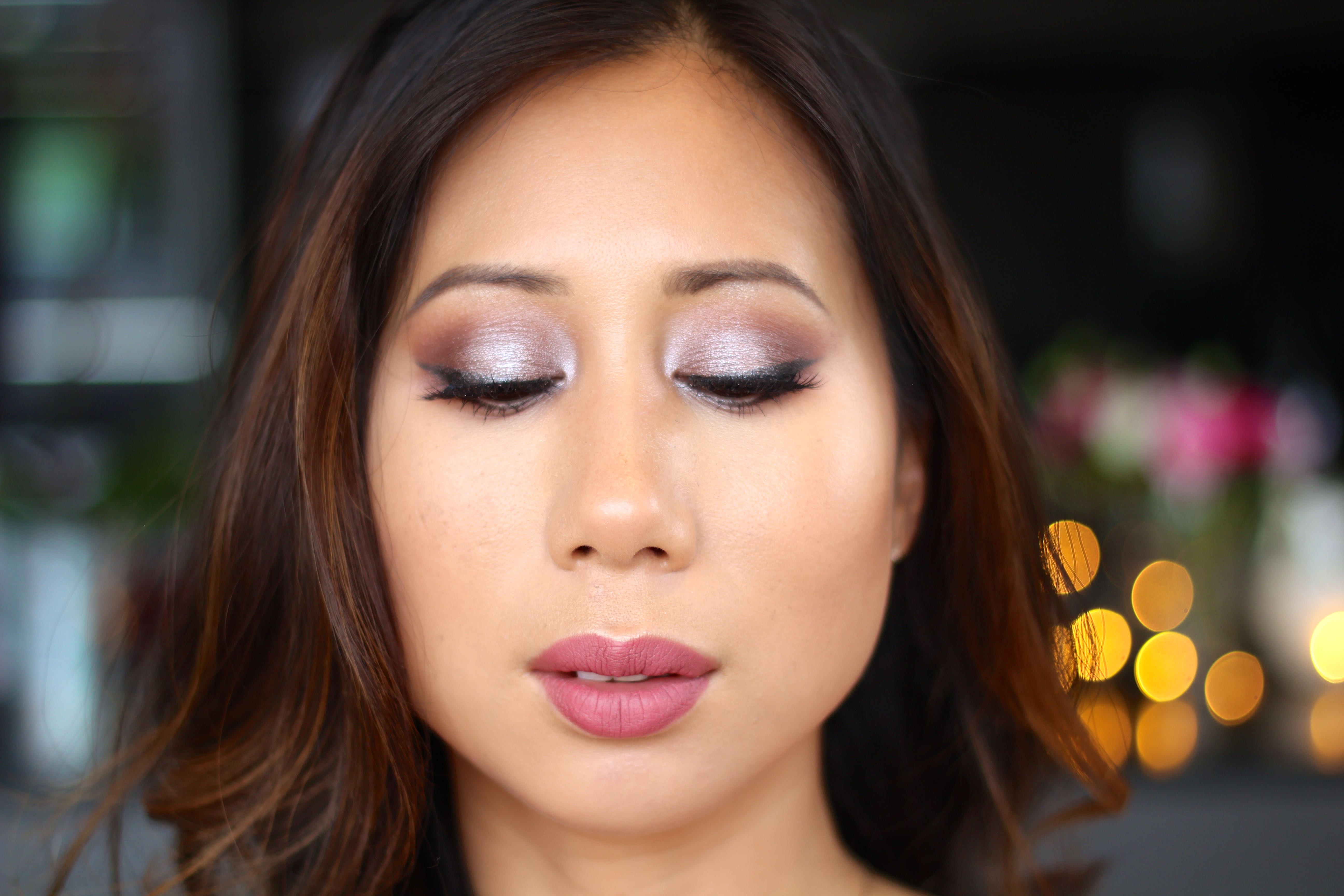 Cool Tone Eyes featuring Makeup Geek Foiled Eyeshadow in Wisteria by Face Made Up