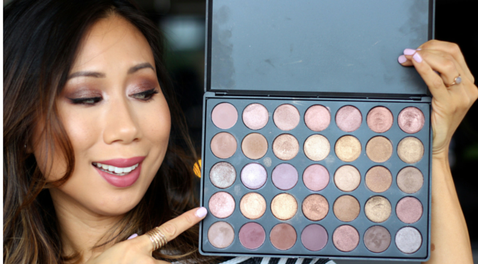 Makeup Tutorial using the Morphe Brushes 35T Eyeshadow Palette by FaceMadeUp.com