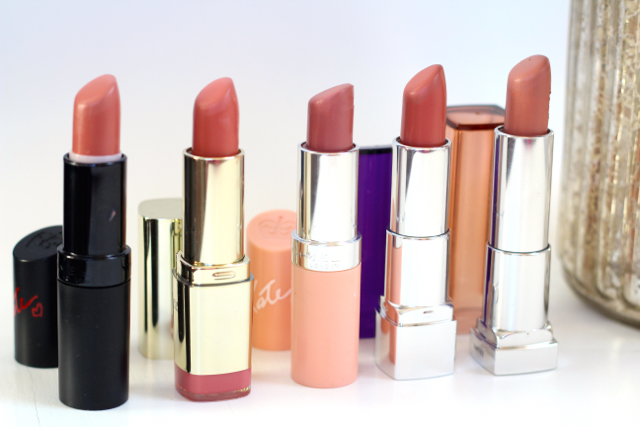 My Favourites Drugstore Nude Lipsticks and Lipliners by Facemadeup.com