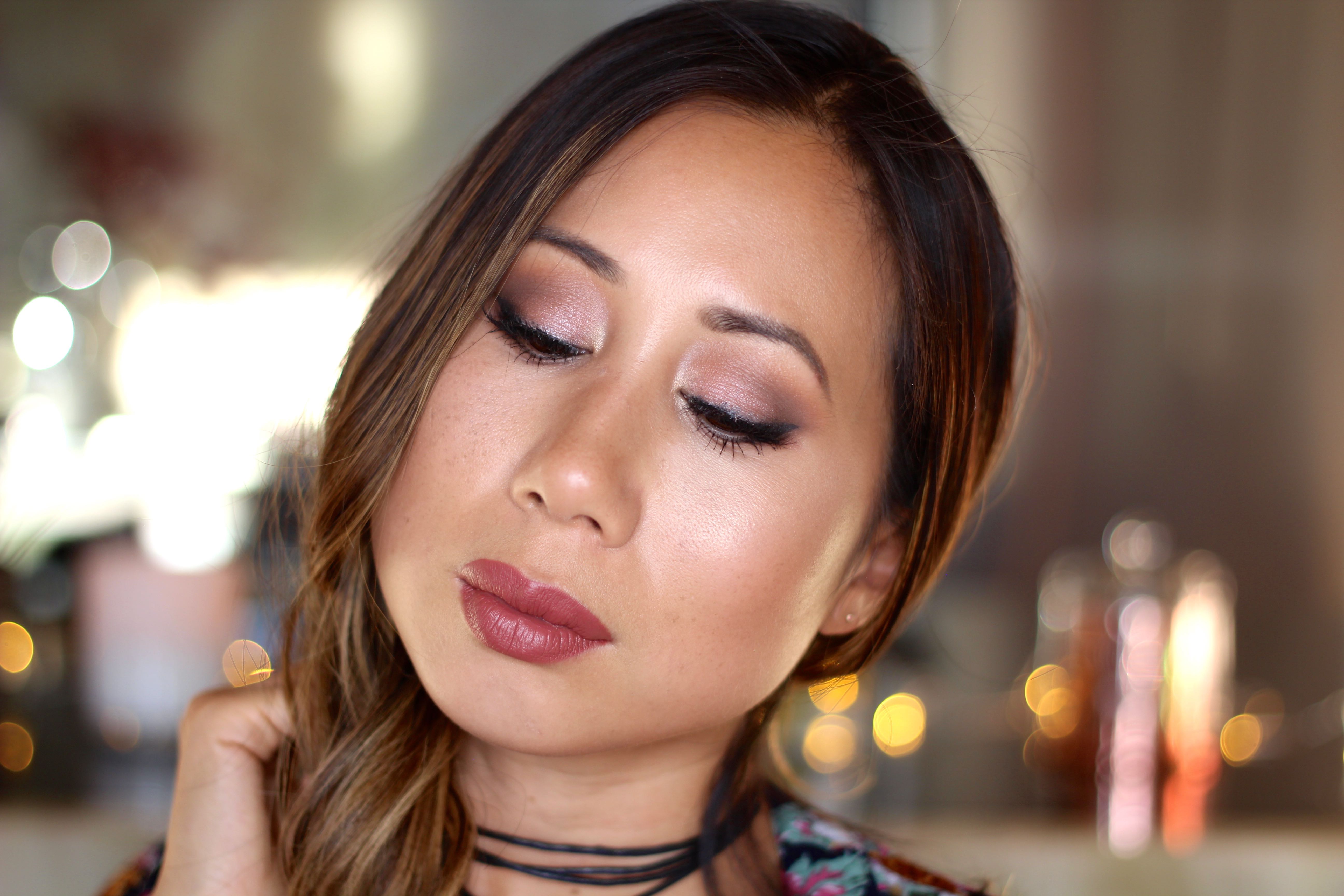 90's Inspired Makeup - Warm, Neutral Tones & Glowy Skin by @Facemadeup