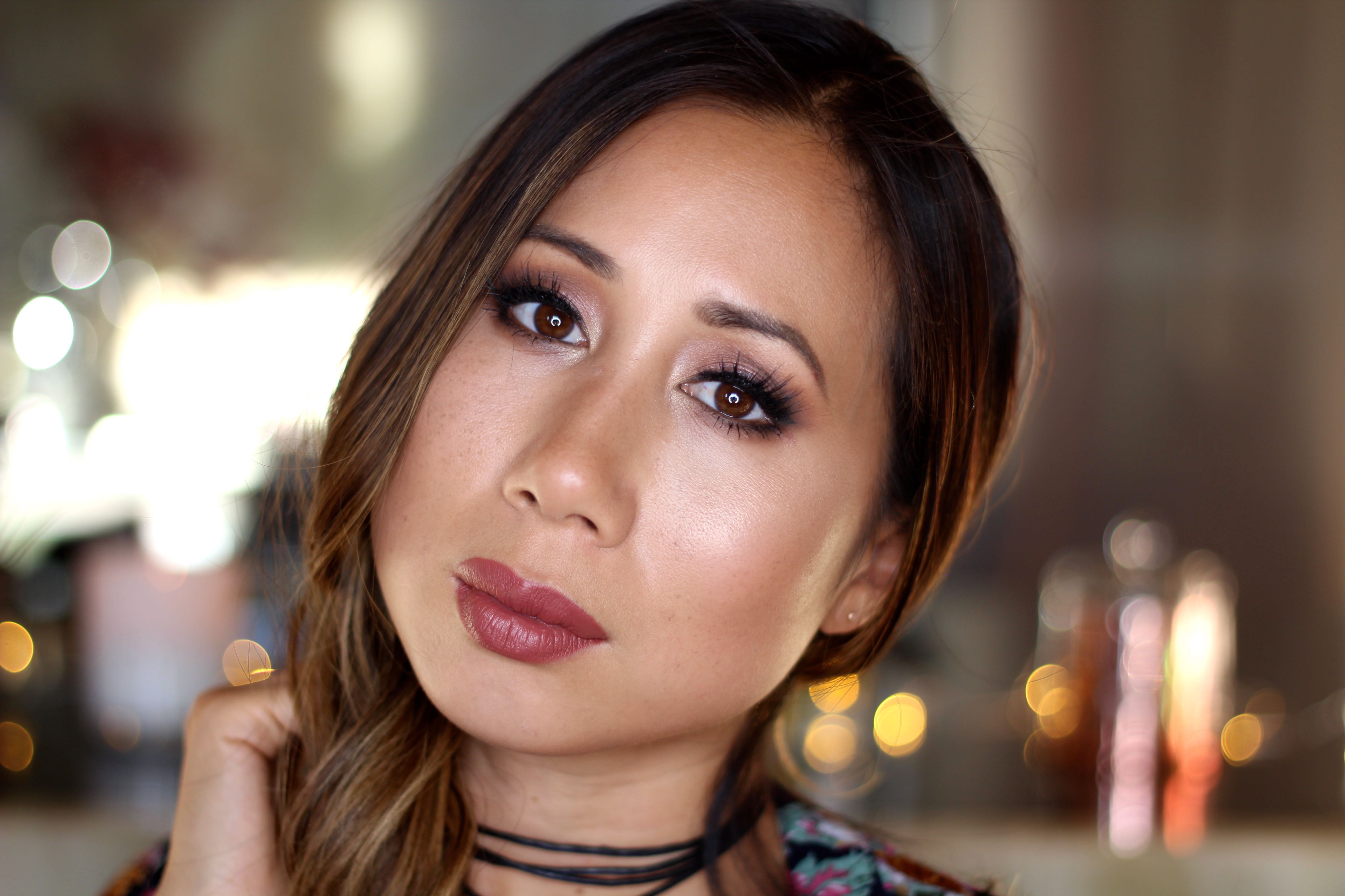 90's Inspired Makeup - Warm, Neutral Tones & Glowy Skin by @Facemadeup