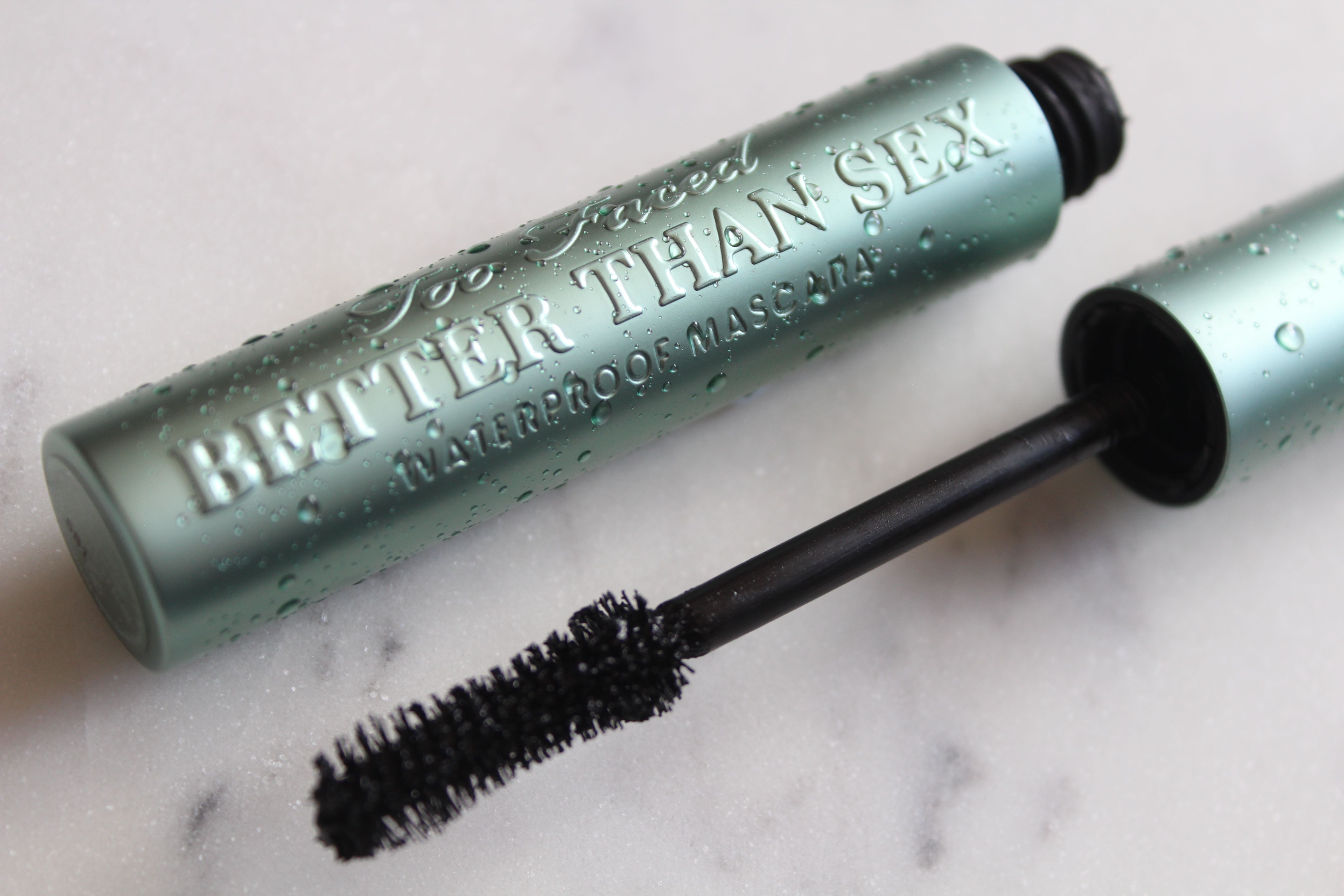 Too Faced Better Than Sex Waterproof Mascara review by Facemadeup.com